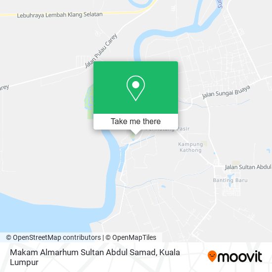 Makam Almarhum Sultan Abdul Samad map