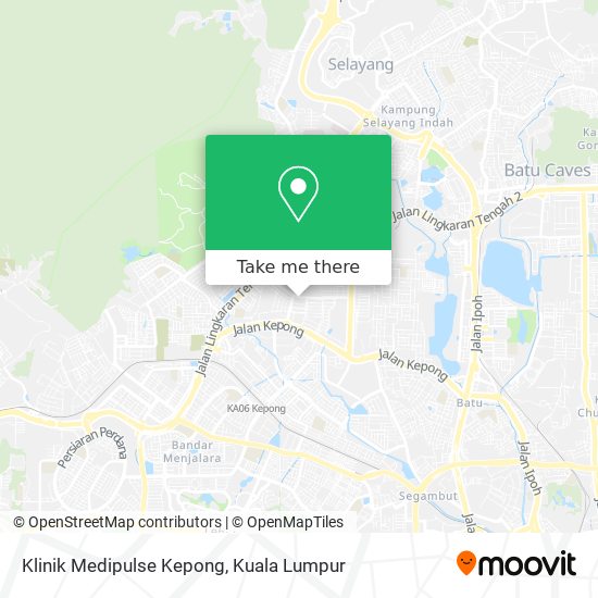 Klinik Medipulse Kepong map