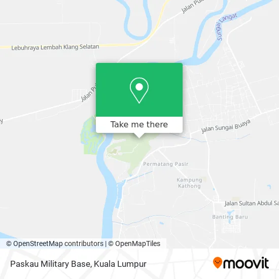 Paskau Military Base map