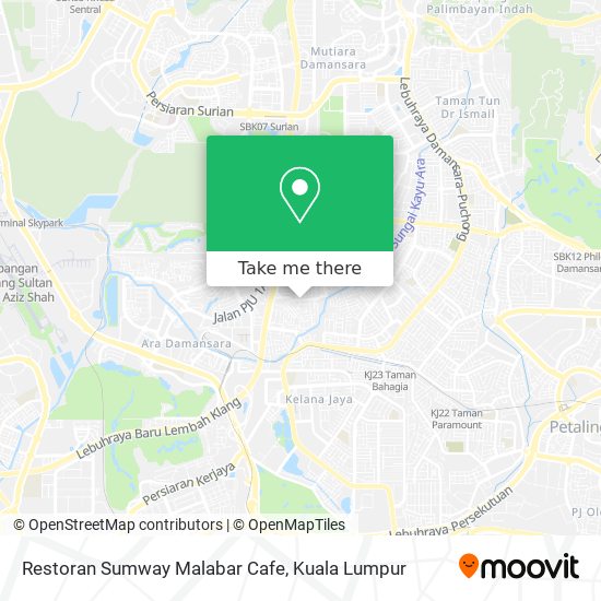 Peta Restoran Sumway Malabar Cafe