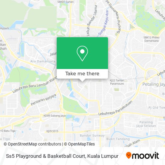 Ss5 Playground & Basketball Court map