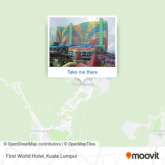 First World Hotel map