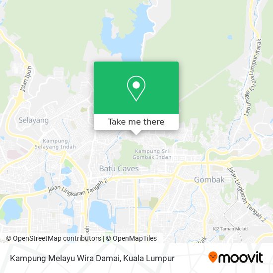 Kampung Melayu Wira Damai map