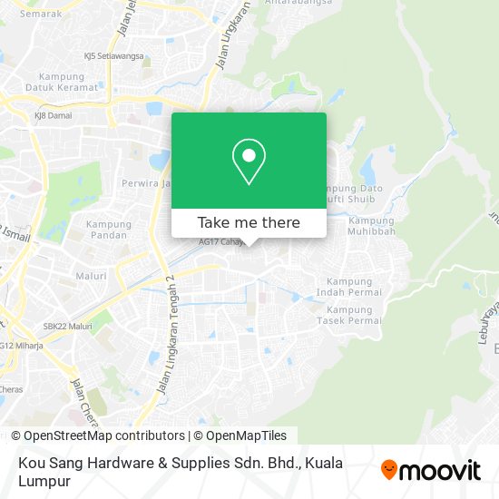 Kou Sang Hardware & Supplies Sdn. Bhd. map