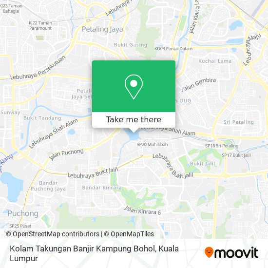 Kolam Takungan Banjir Kampung Bohol map