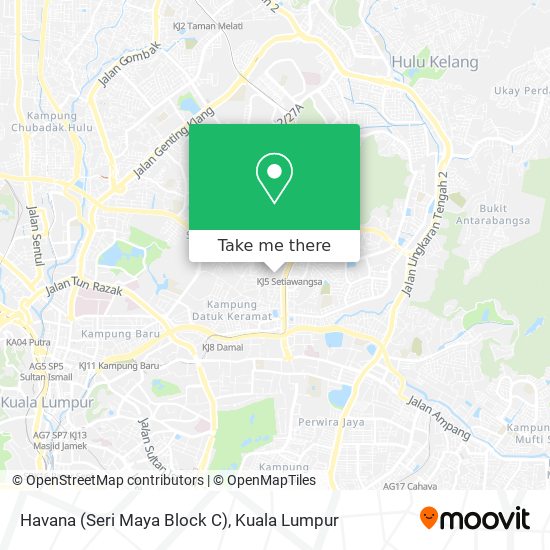 Havana (Seri Maya Block C) map