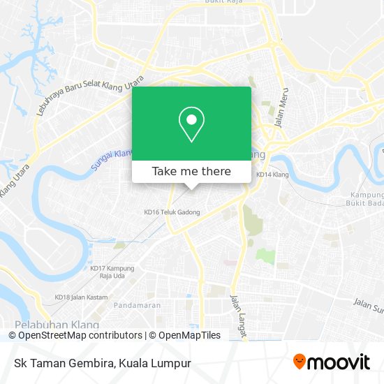 Sk Taman Gembira map