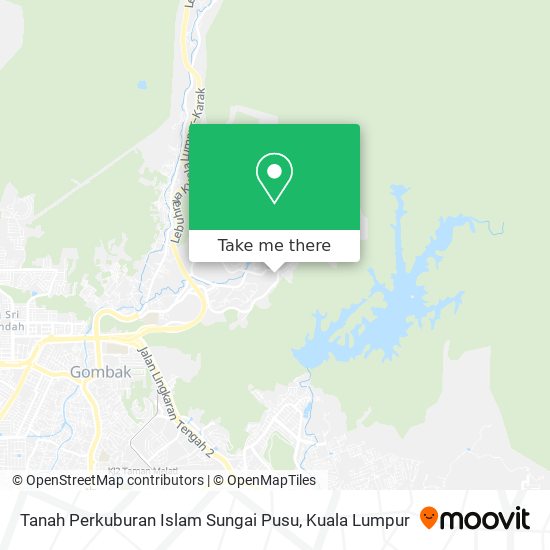 Peta Tanah Perkuburan Islam Sungai Pusu