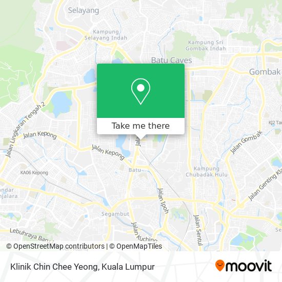 Peta Klinik Chin Chee Yeong