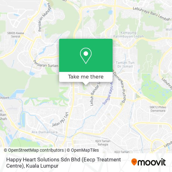 Peta Happy Heart Solutions Sdn Bhd (Eecp Treatment Centre)