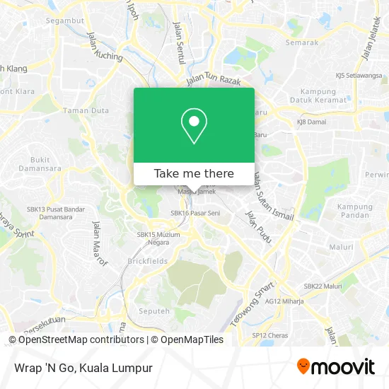 Wrap 'N Go map
