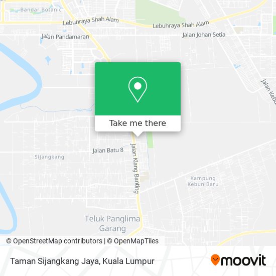 Taman Sijangkang Jaya map