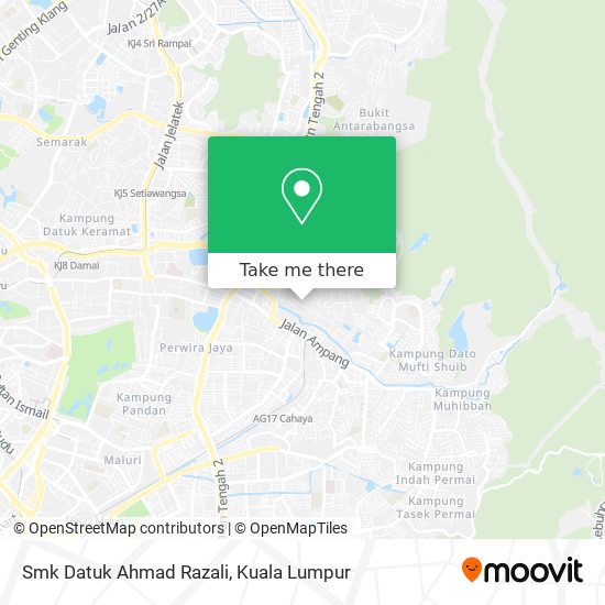 Smk Datuk Ahmad Razali map