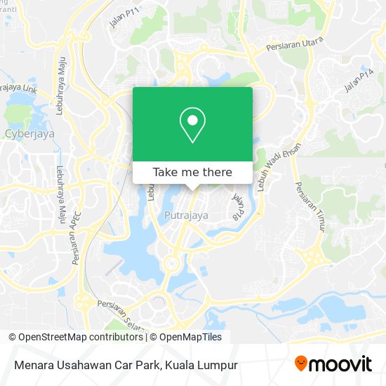 Menara Usahawan Car Park map