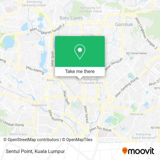 Sentul Point map