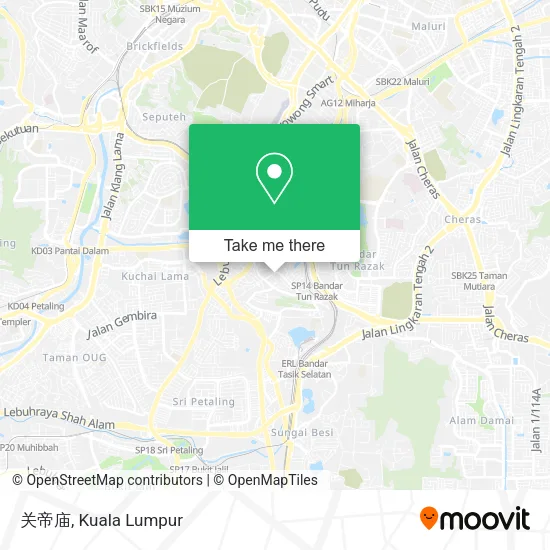 关帝庙 map