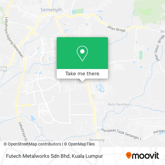 Futech Metalworks Sdn Bhd map