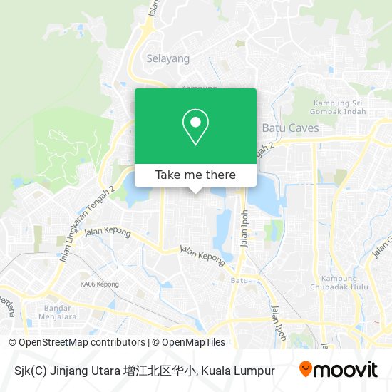 Sjk(C) Jinjang Utara 增江北区华小 map