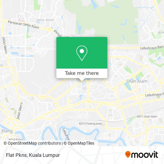 Flat Pkns map