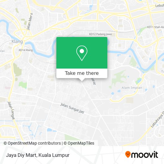 Peta Jaya Diy Mart