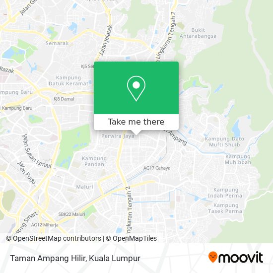 Taman Ampang Hilir map