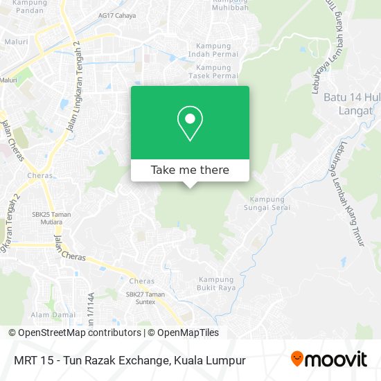 Peta MRT 15 - Tun Razak Exchange