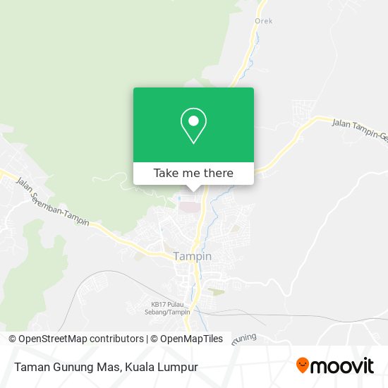 Peta Taman Gunung Mas