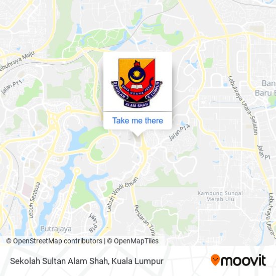 Peta Sekolah Sultan Alam Shah