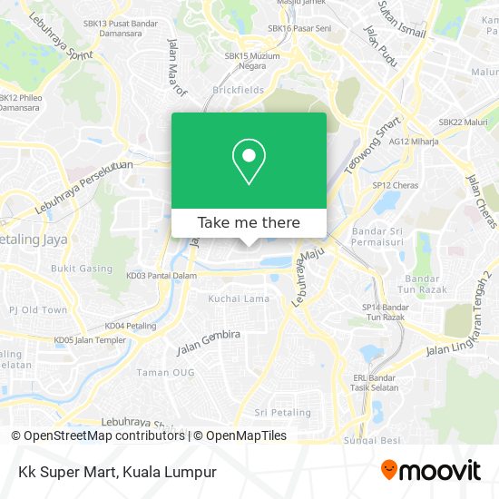 Kk Super Mart map