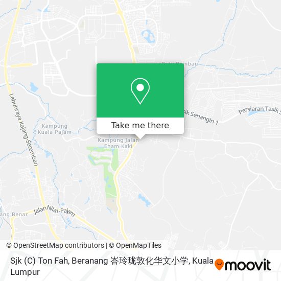Sjk (C) Ton Fah, Beranang 峇玲珑敦化华文小学 map