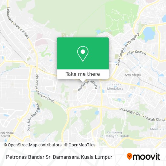 Peta Petronas Bandar Sri Damansara