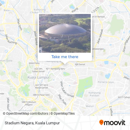 Stadium Negara map