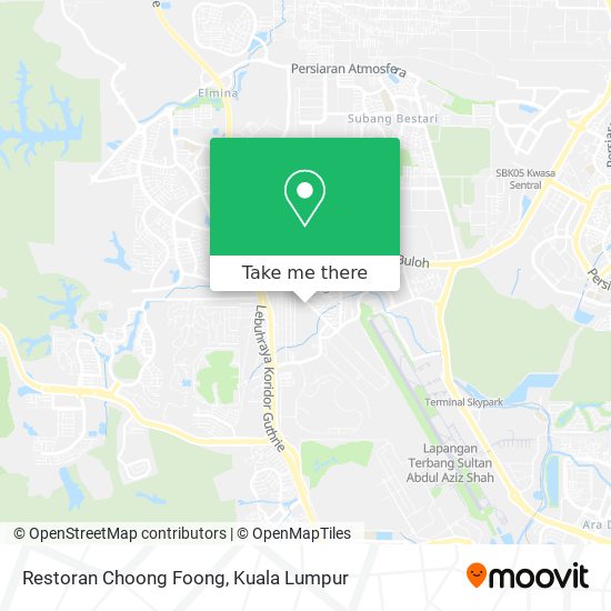 Restoran Choong Foong map