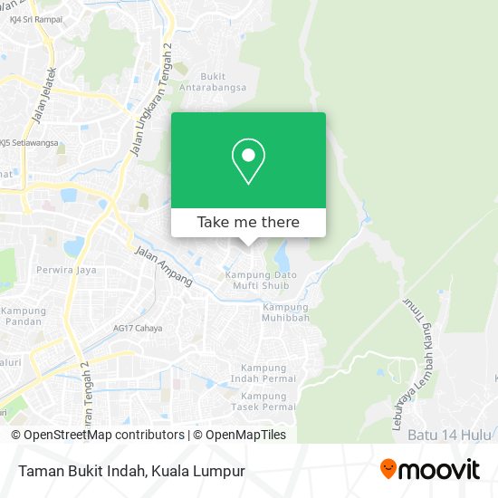 Peta Taman Bukit Indah