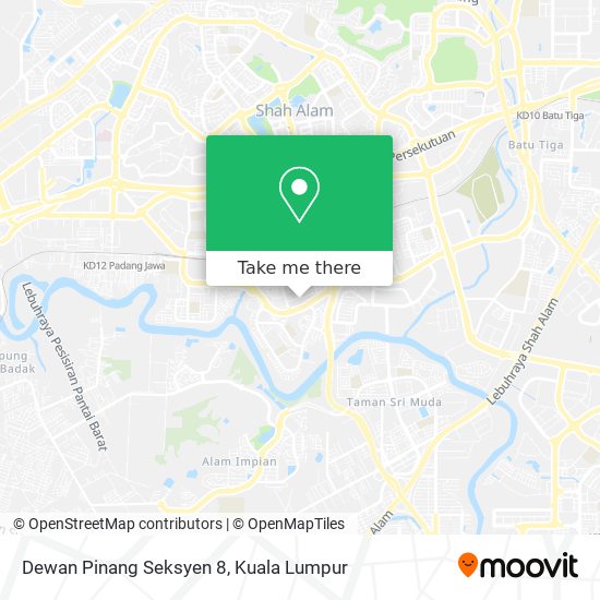 Dewan Pinang Seksyen 8 map