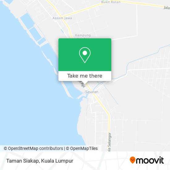 Taman Siakap map