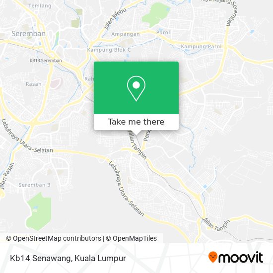 Kb14 Senawang map