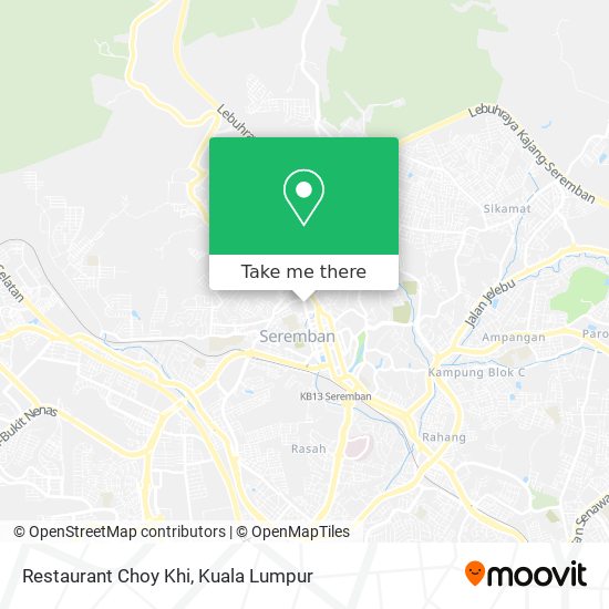 Restaurant Choy Khi map