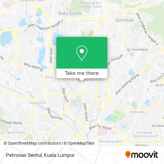 Petronas Sentul map