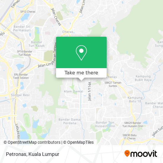 Petronas map