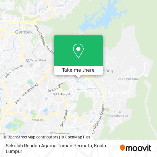 Sekolah Rendah Agama Taman Permata map