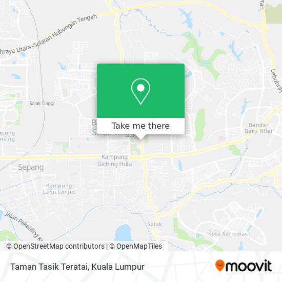 Peta Taman Tasik Teratai