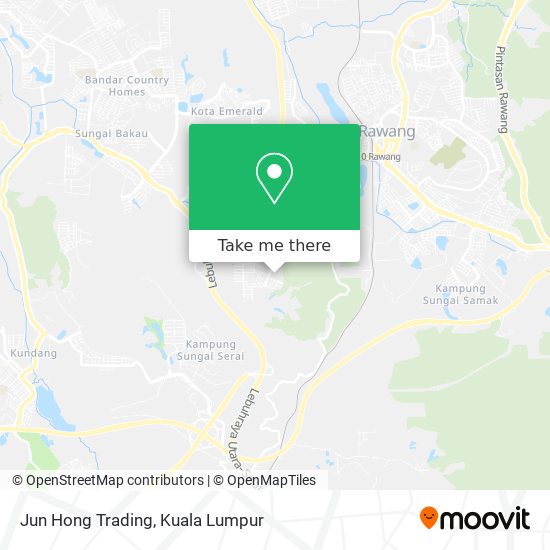 Jun Hong Trading map