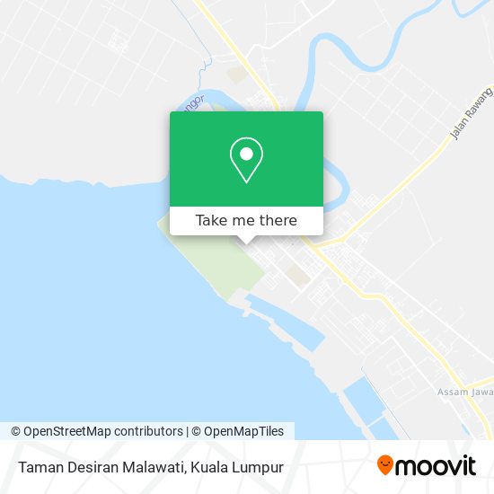 Peta Taman Desiran Malawati
