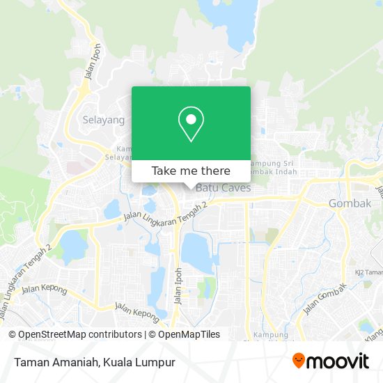 Taman Amaniah map