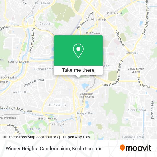 Winner Heights Condominium map