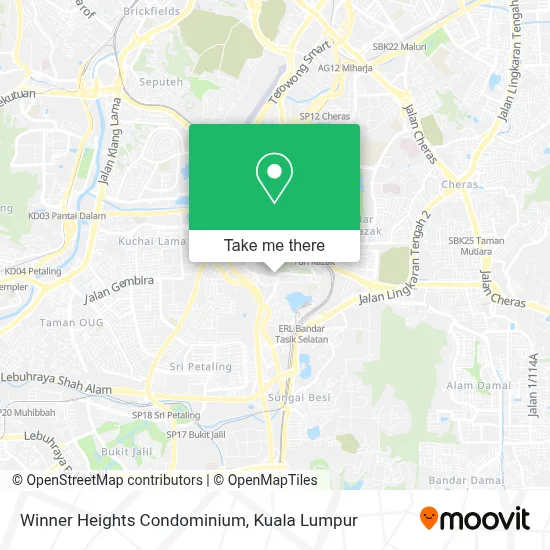 Winner Heights Condominium map