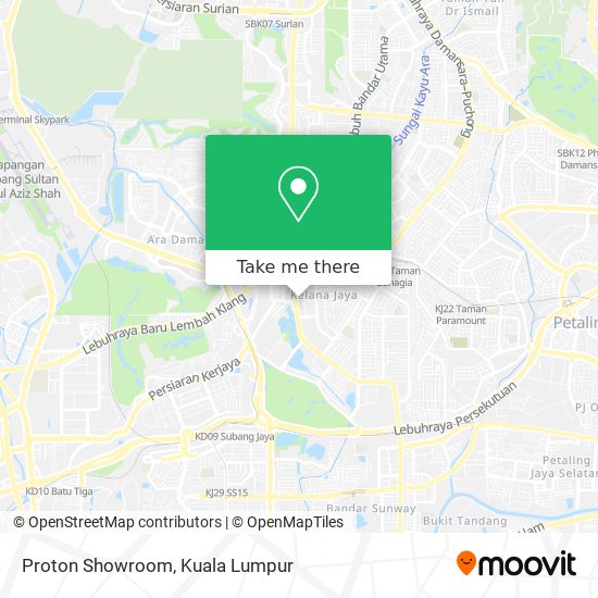 Proton Showroom map