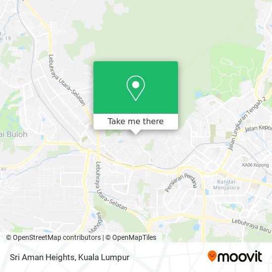 Sri Aman Heights map