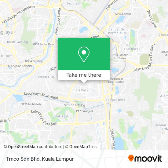 Trnco Sdn Bhd map